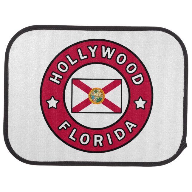 Hollywood Florida Car Floor Mat (Rear)