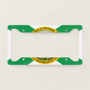 Hollywood (Florida) city flag License Plate Frame