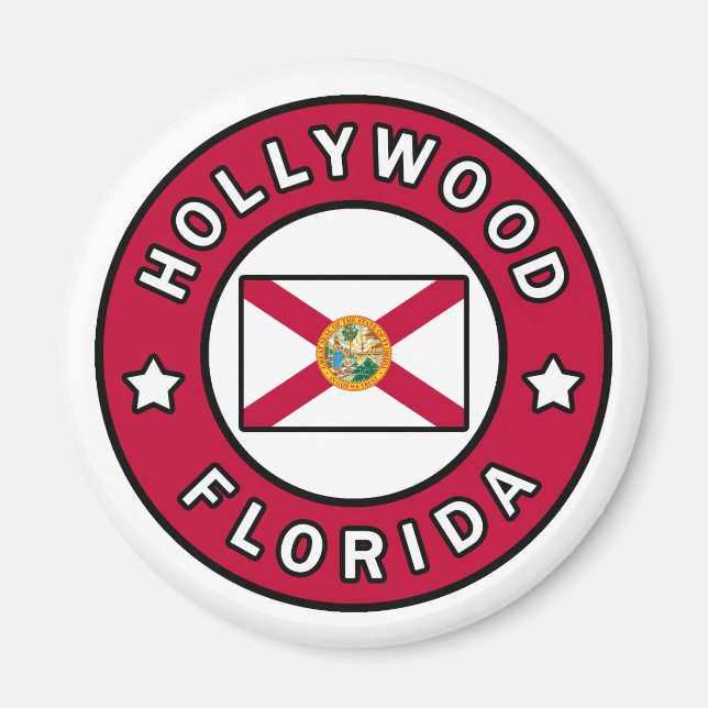Hollywood Florida Magnet (Front)