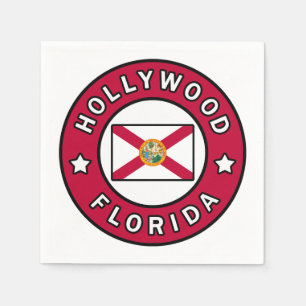 Hollywood Florida Napkins