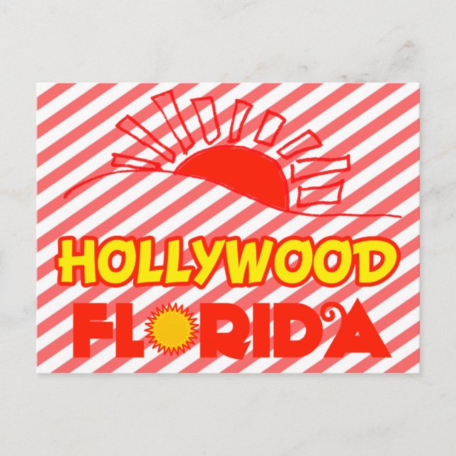 Hollywood, Florida Postcard (Front)