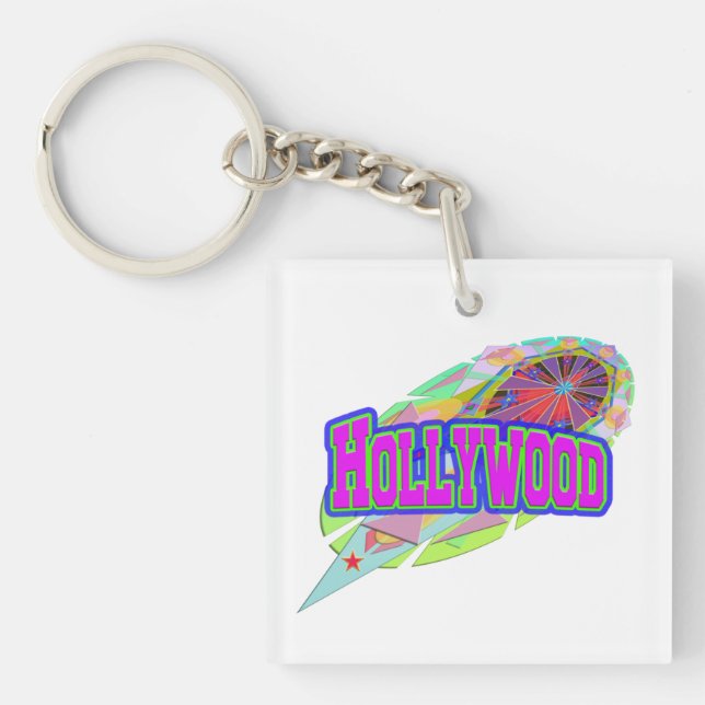 Hollywood Future Keychain (Front)