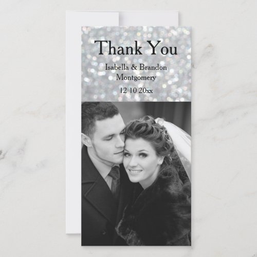 Hollywood Glam Thank You Card