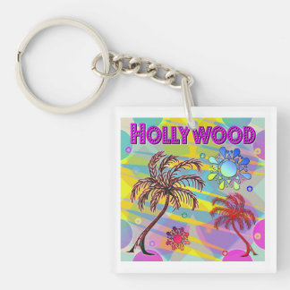 Hollywood Happy and Hope Keychain