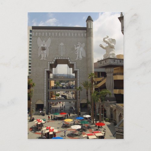 Hollywood Highland Shopping Center In Los Angeles Postcard