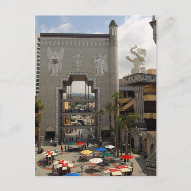 Hollywood Highland Shopping Center In Los Angeles Postcard (Front)