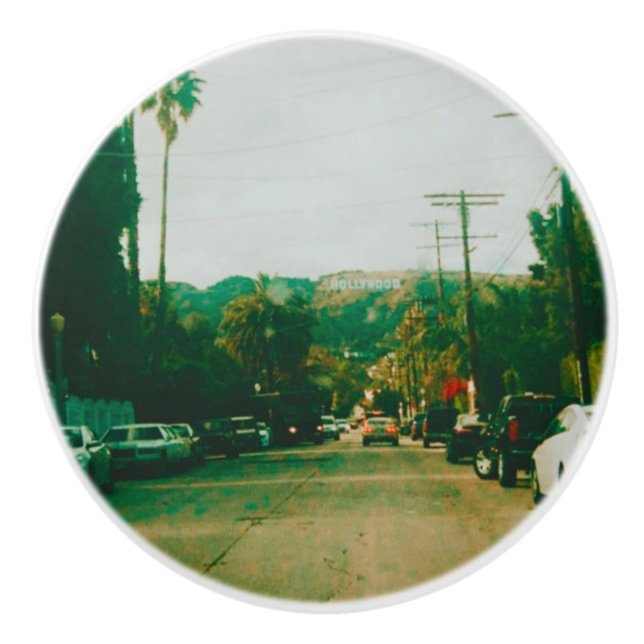 Hollywood Hills Ceramic Knob (Front)