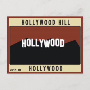 Hollywood Hills Postcard