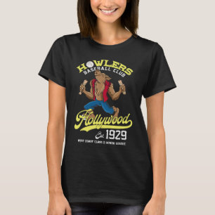 Hollywood Howlers Minor League Retro Baseball Team T-Shirt