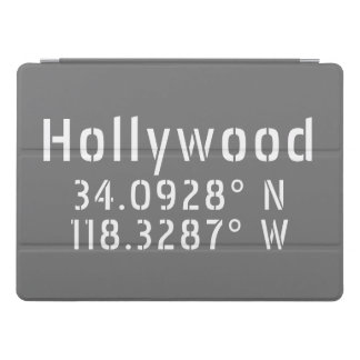 Hollywood Latitude Longitude  iPad Pro Cover