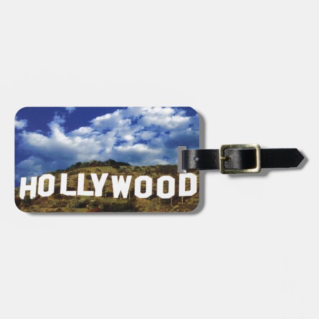 HOLLYWOOD LUGGAGE TAG (Front Horizontal)