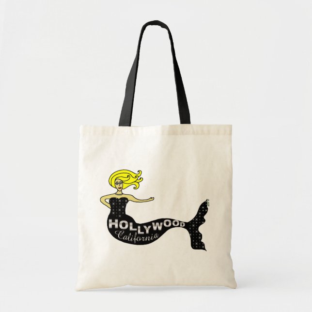 Hollywood Mermaid Tote Bag (Front)