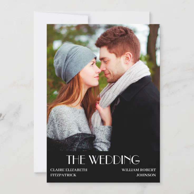 wedding invitation movie poster