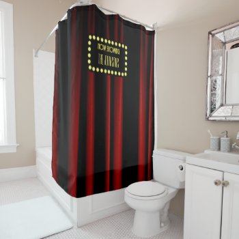 Hollywood Movie Theater Shower Curtain by VisionsandVerses at Zazzle