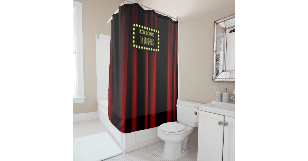 Hollywood Movie Theater Shower Curtain Zazzle