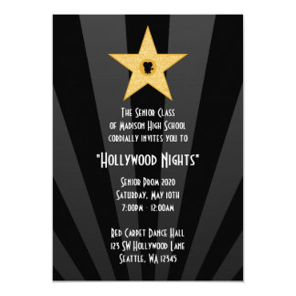 Hollywood Star Invitations 4