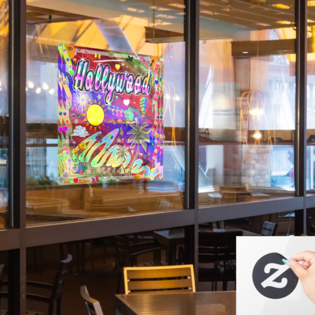 Hollywood Nu Era Window Cling (Restaurant Window)