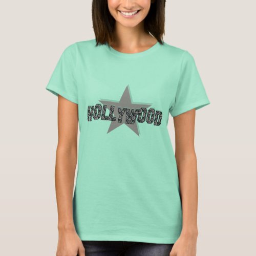 Hollywood Pink Swirls T_Shirt