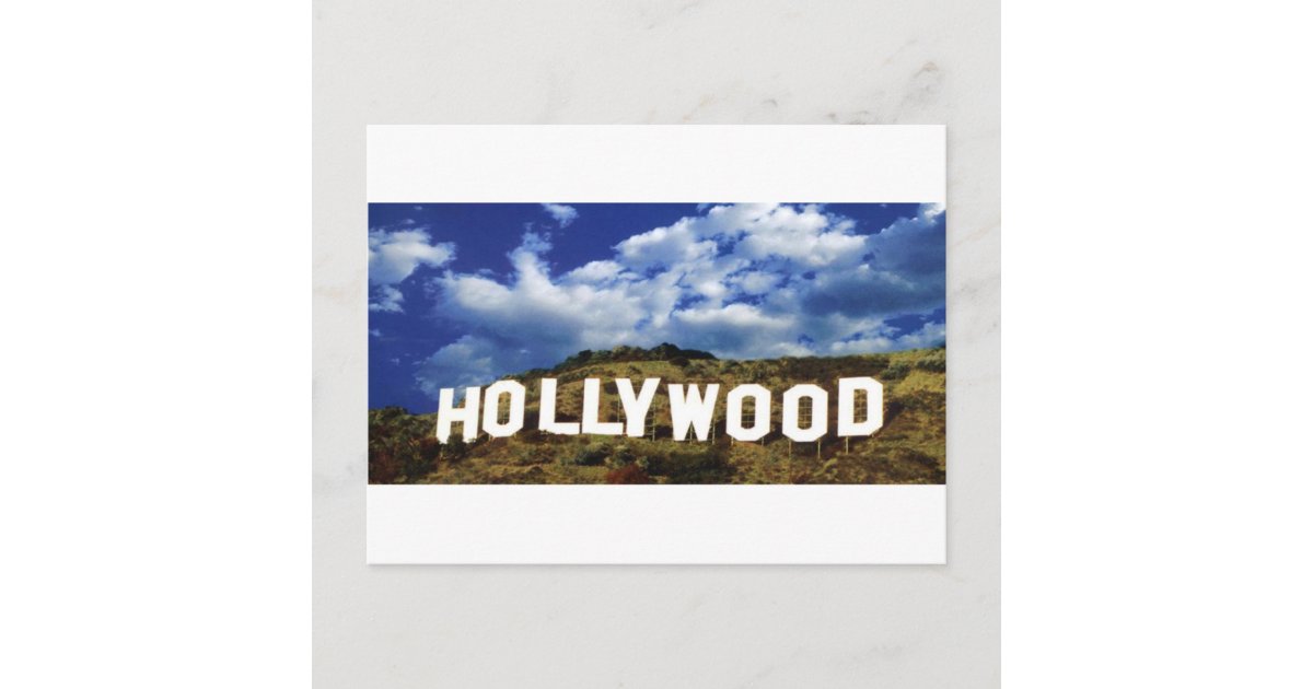 Hollywood Postcard Zazzle