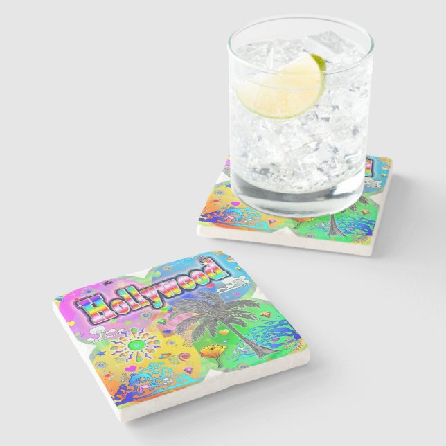 Hollywood Quadro Seasons Coaster (Side)