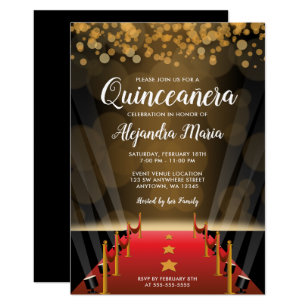 Hollywood Theme Invitations Zazzle
