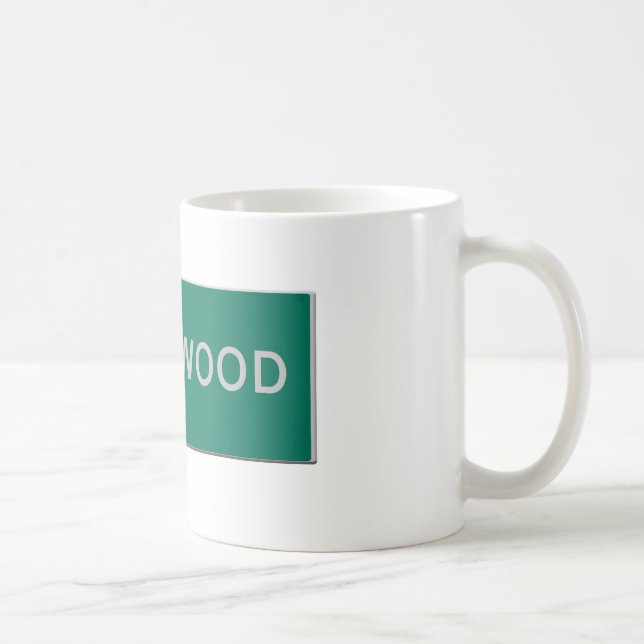 Hollywood roadsign coffee mug (Right)