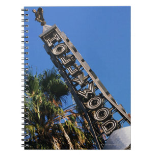 Hollywood sign, Los Angeles, California Notebook
