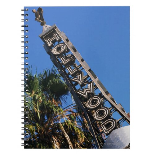 Hollywood sign Los Angeles California Notebook