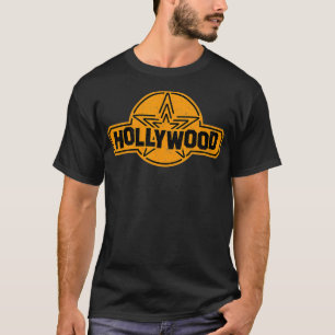 Hollywood Sign Yellow Star dragons  T-Shirt