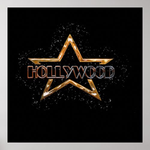 Hollywood Star Poster