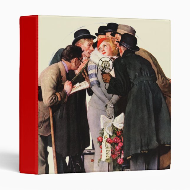 Hollywood Starlet 3 Ring Binder (Front/Spine)