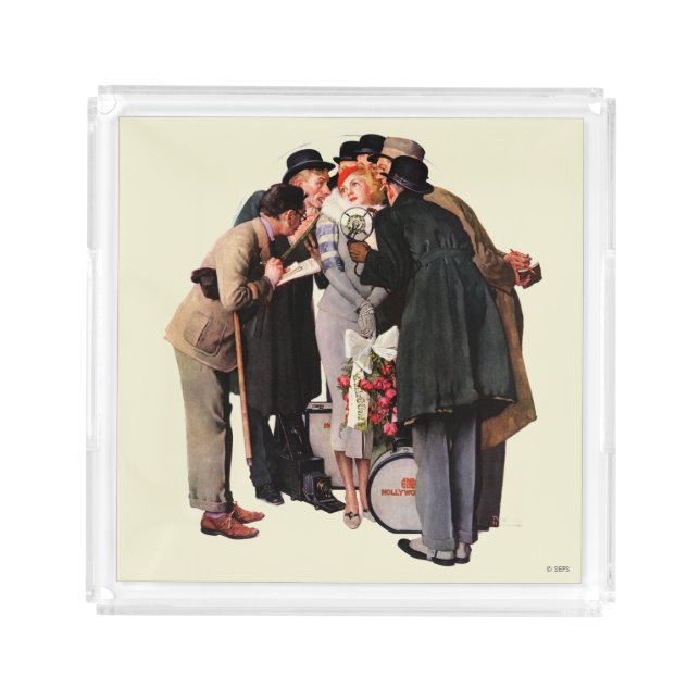 Hollywood Starlet Acrylic Tray (Front)