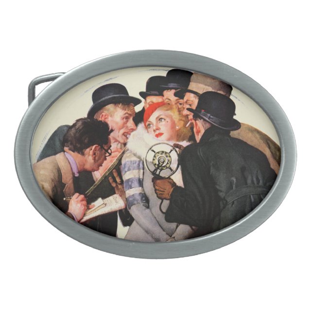 Hollywood Starlet Belt Buckle (Front)