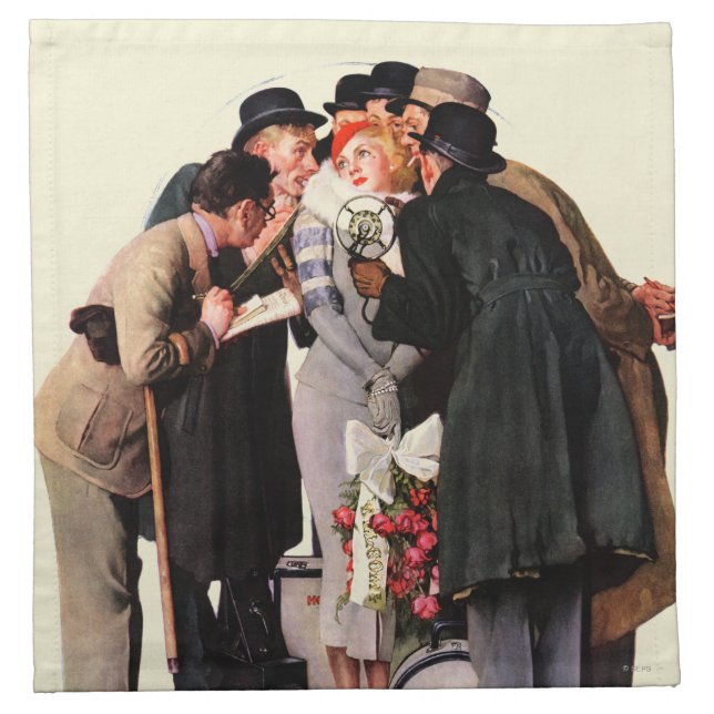 Hollywood Starlet Napkin (Front)