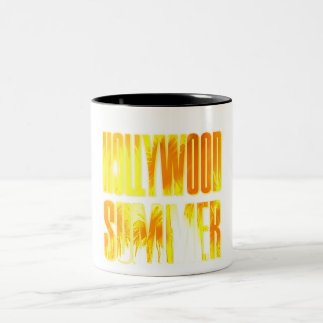 "Hollywood Summer" Yellow Orange Letter Cup (Center)