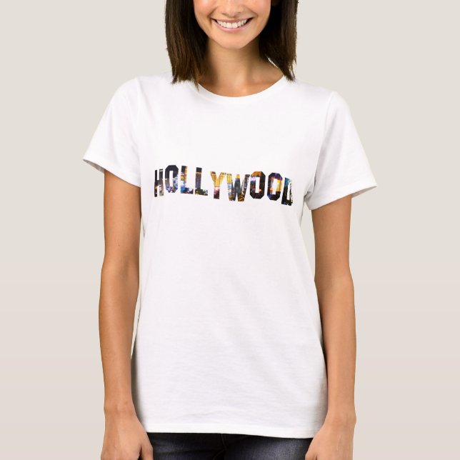 Hollywood T-Shirt, Statement Tee, Tumblr Shirt (Front)