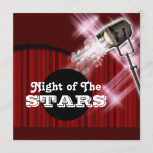Hollywood theme "any age" party PERSONALIZE Invitation
