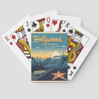 Hollywood Tinsel Town Poker Cards