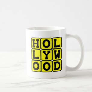 Hollywood, Tinseltown California Coffee Mug
