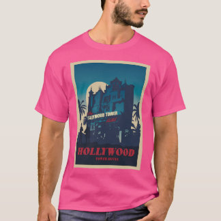 Hollywood Tower Hotel - Minimalist Travel Style - T-Shirt