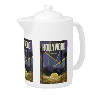 Hollywood USA Vintage Travel teapot