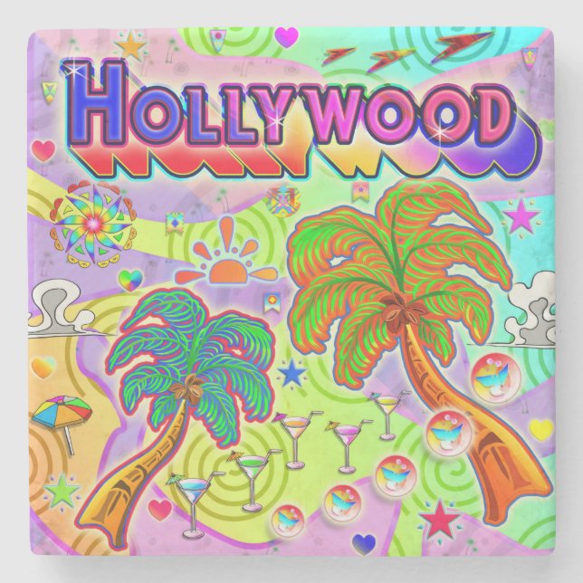 Hollywood Vacation Target Coaster (Front)