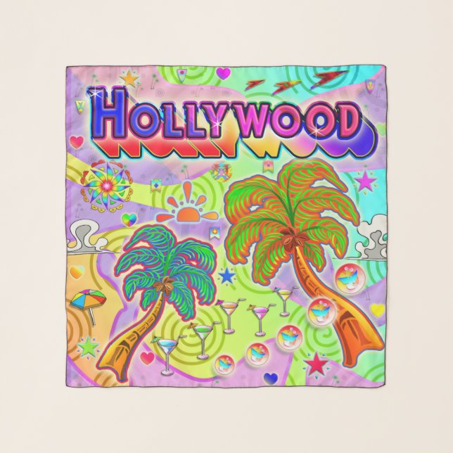 Hollywood Vacation Target Scarf (Front)