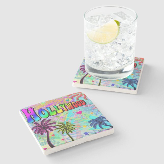 Hollywood Vivid Romance Coaster (Side)