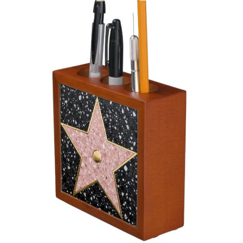 Hollywood Walk of Fame Square Coaster Desk Organizer