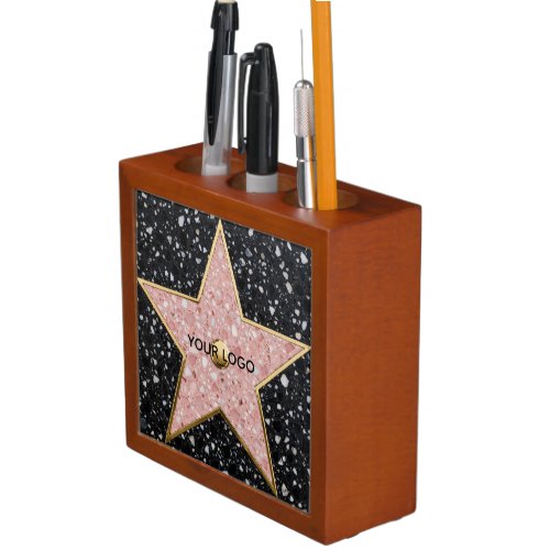 Hollywood Walk of Fame Square Coaster Desk Organizer