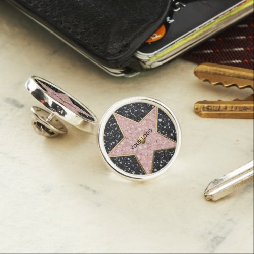 Hollywood Walk of Fame Square Coaster Lapel Pin