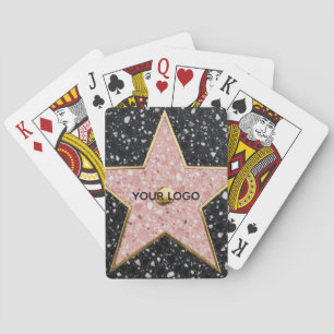 Hollywood Walk of Fame Square Coaster Poker Cards