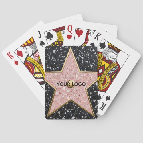Hollywood Walk of Fame Square Coaster Poker Cards