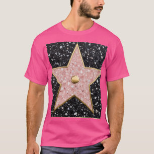 Hollywood Walk of Fame Square Coaster T-Shirt